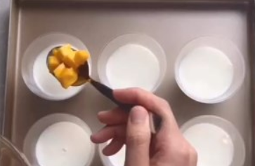 超级好吃的滑嫩嫩的椰奶芒果冻