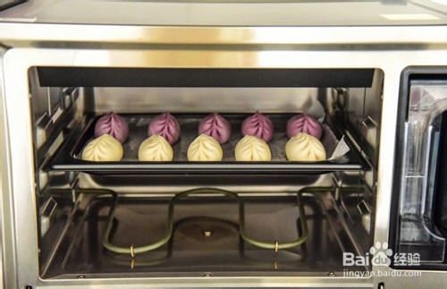蒸烤箱双色柳叶包子