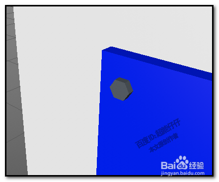 在C4D里怎么用圆柱做成钉子把两个模型钉起来？