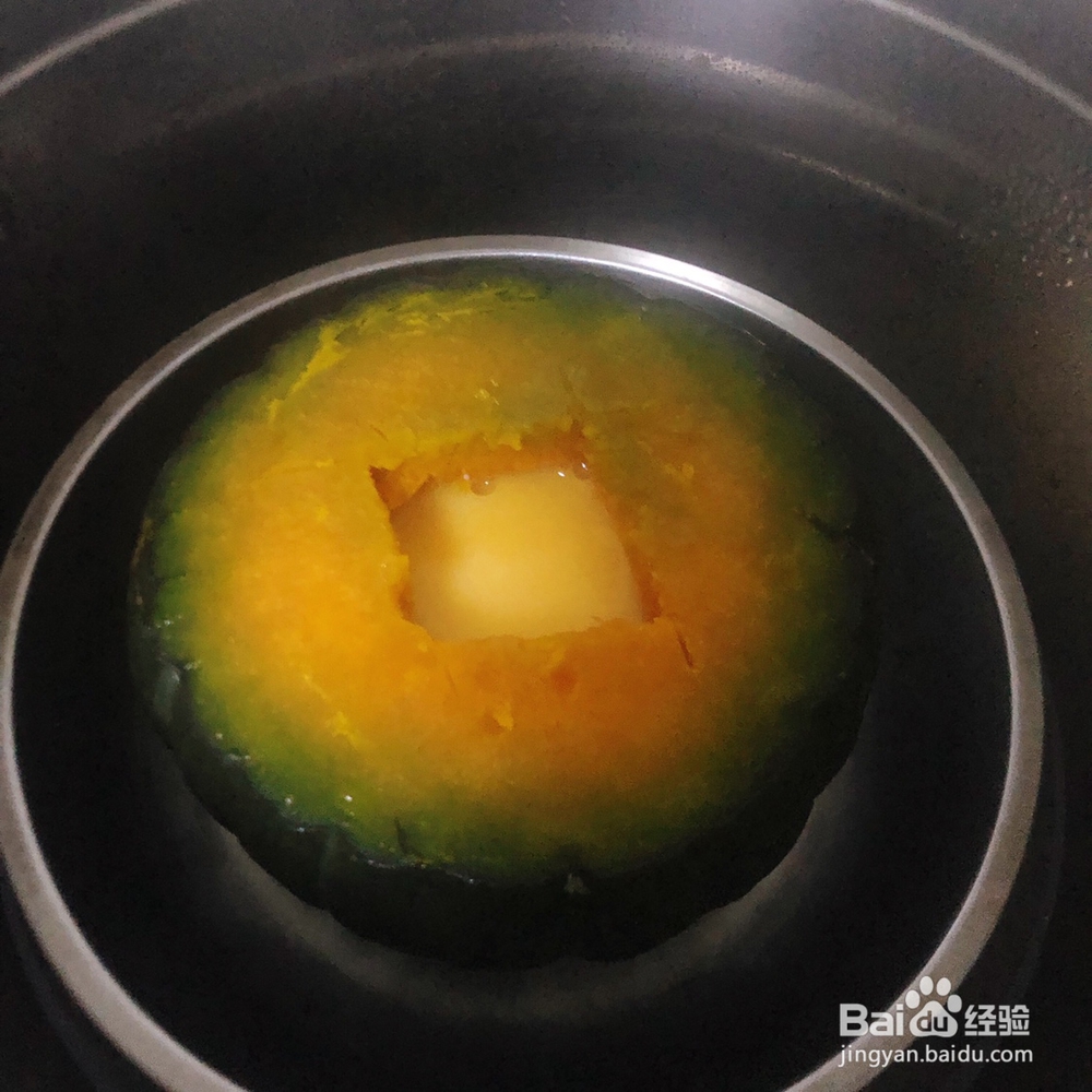 超级过瘾的南瓜蒸蛋羹