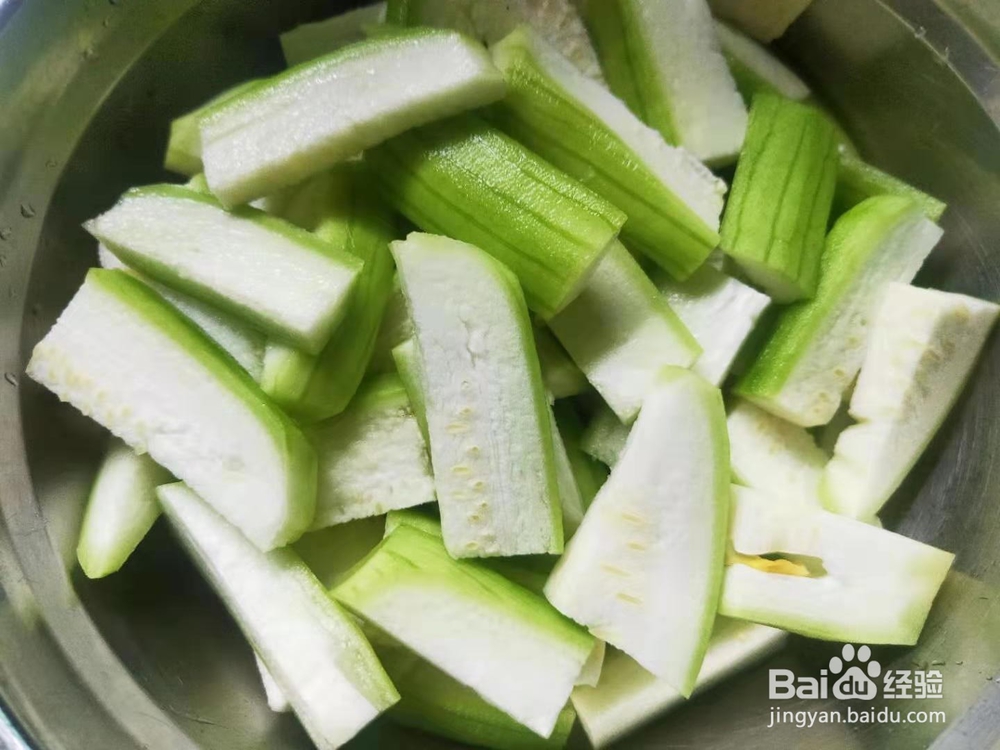 丝瓜青豆烧肉丁---便秘小菜谱