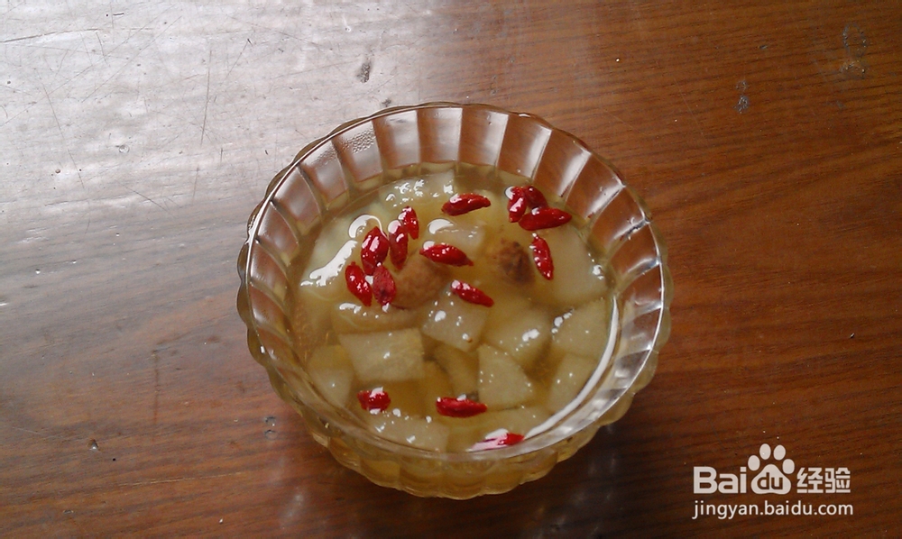 无花果雪梨甜品