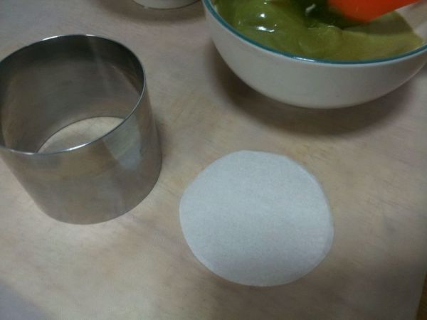 抹茶戚风慕司蛋糕