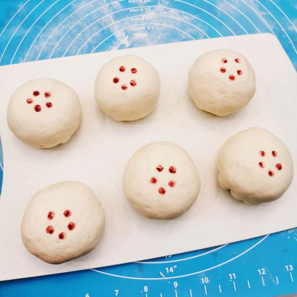 低糖果香红豆藜麦包子