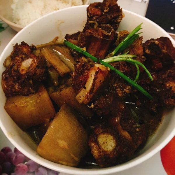 红烧排骨萝卜藕