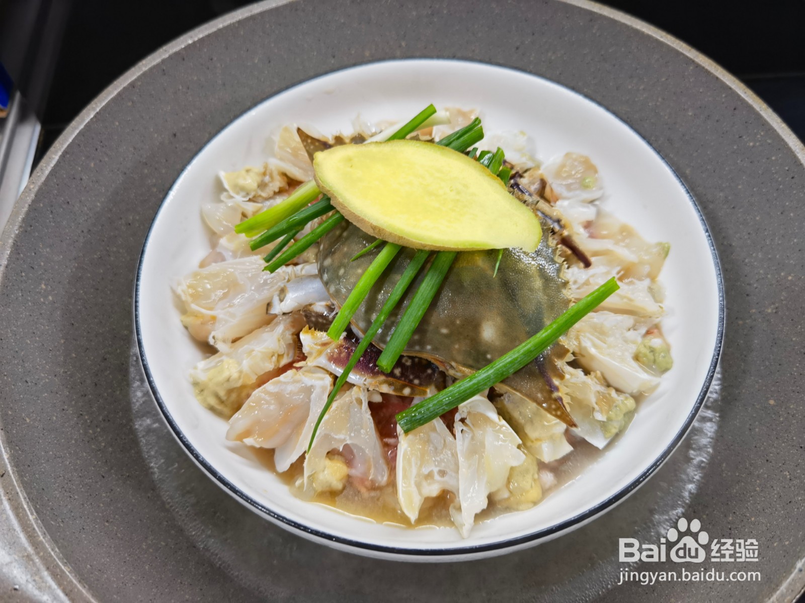 肉末蒸梭子蟹的做法