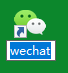 微信图标改成wechat其他不变