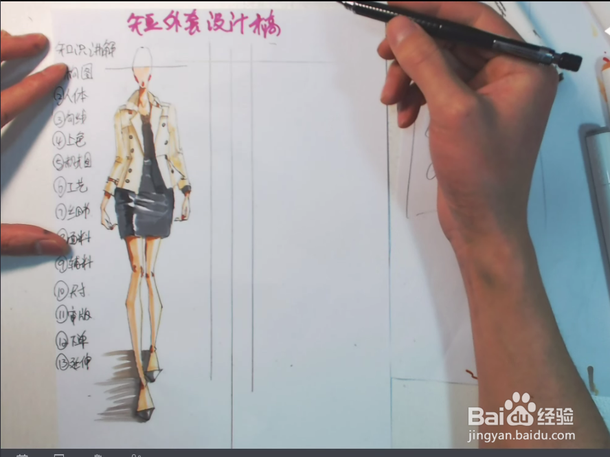 服装设计教程效果图绘制流程