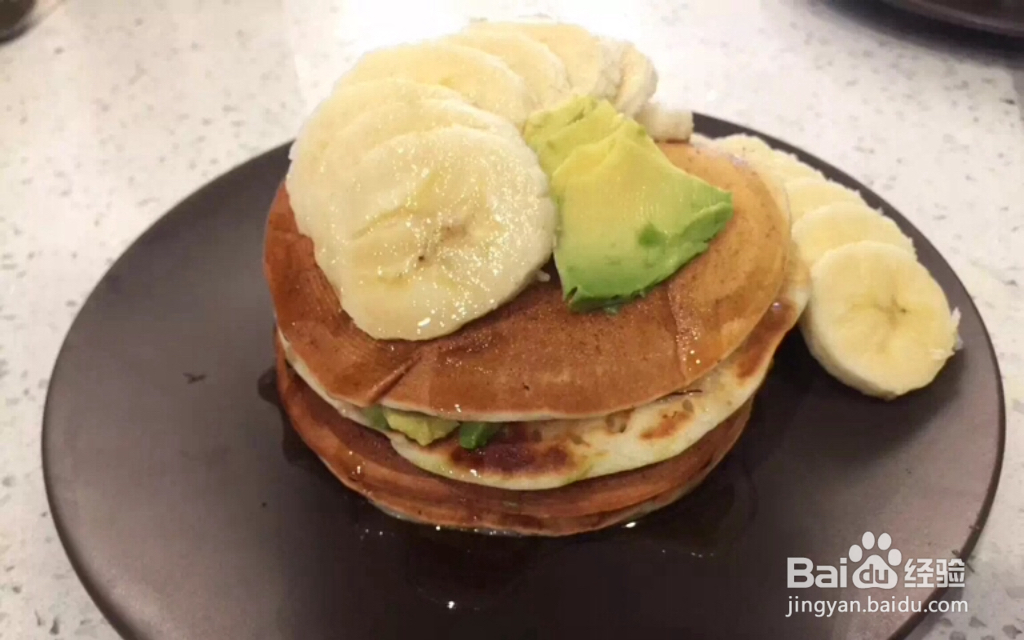 香蕉牛油果松饼怎么做