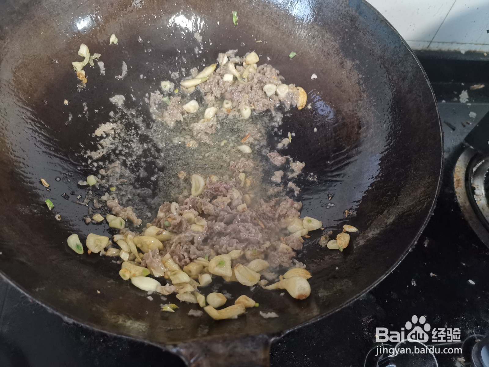 肉末蒜丁炒西葫芦