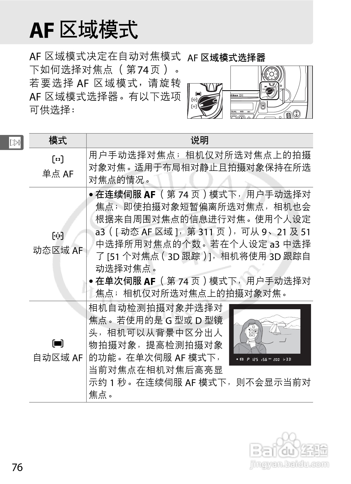 尼康D3数码相机使用说明书:[11]