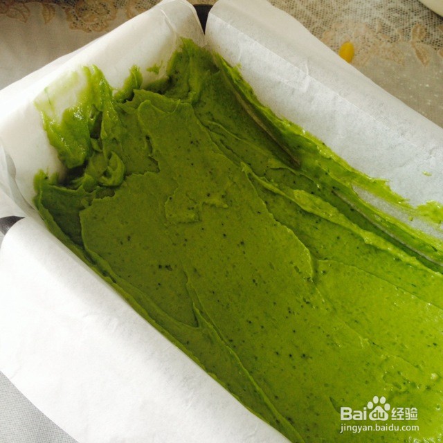 抹茶磅蛋糕的做法