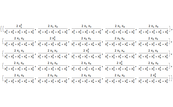 正交矩阵例题一则（Mathematica）