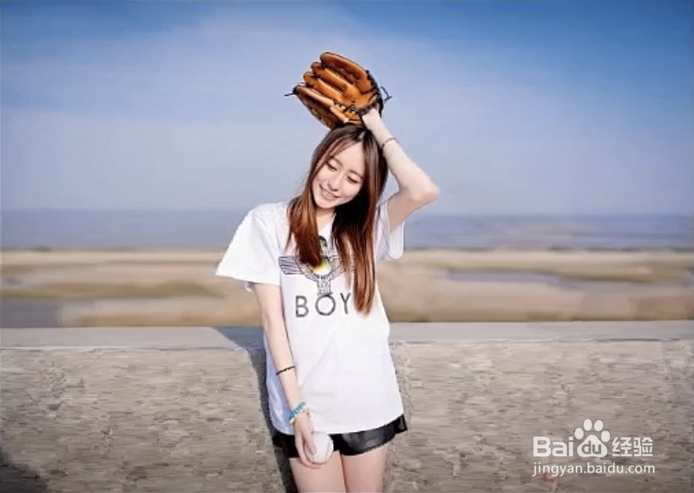 PS如何正确把竖图变横图（且人物不变形）