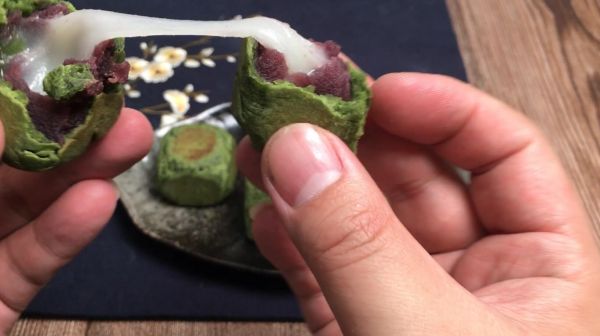 抹茶麻薯仙豆糕