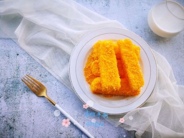 黄金脆皮烤鲜奶