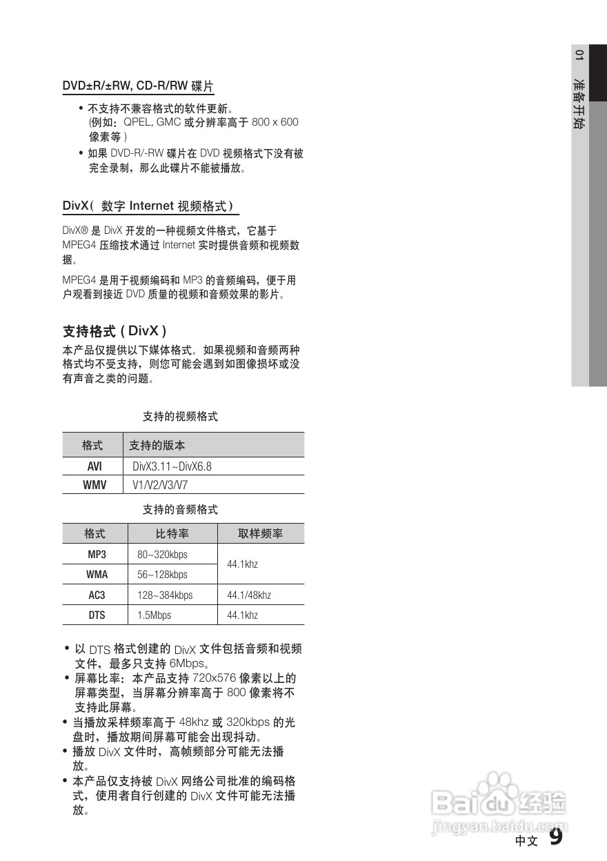 三星HT-E455K家庭影院使用说明书:[1]