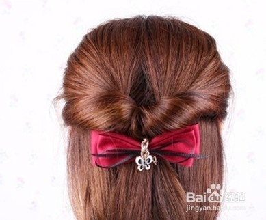 长发立变短发 韩式淑女范短发盘发教程