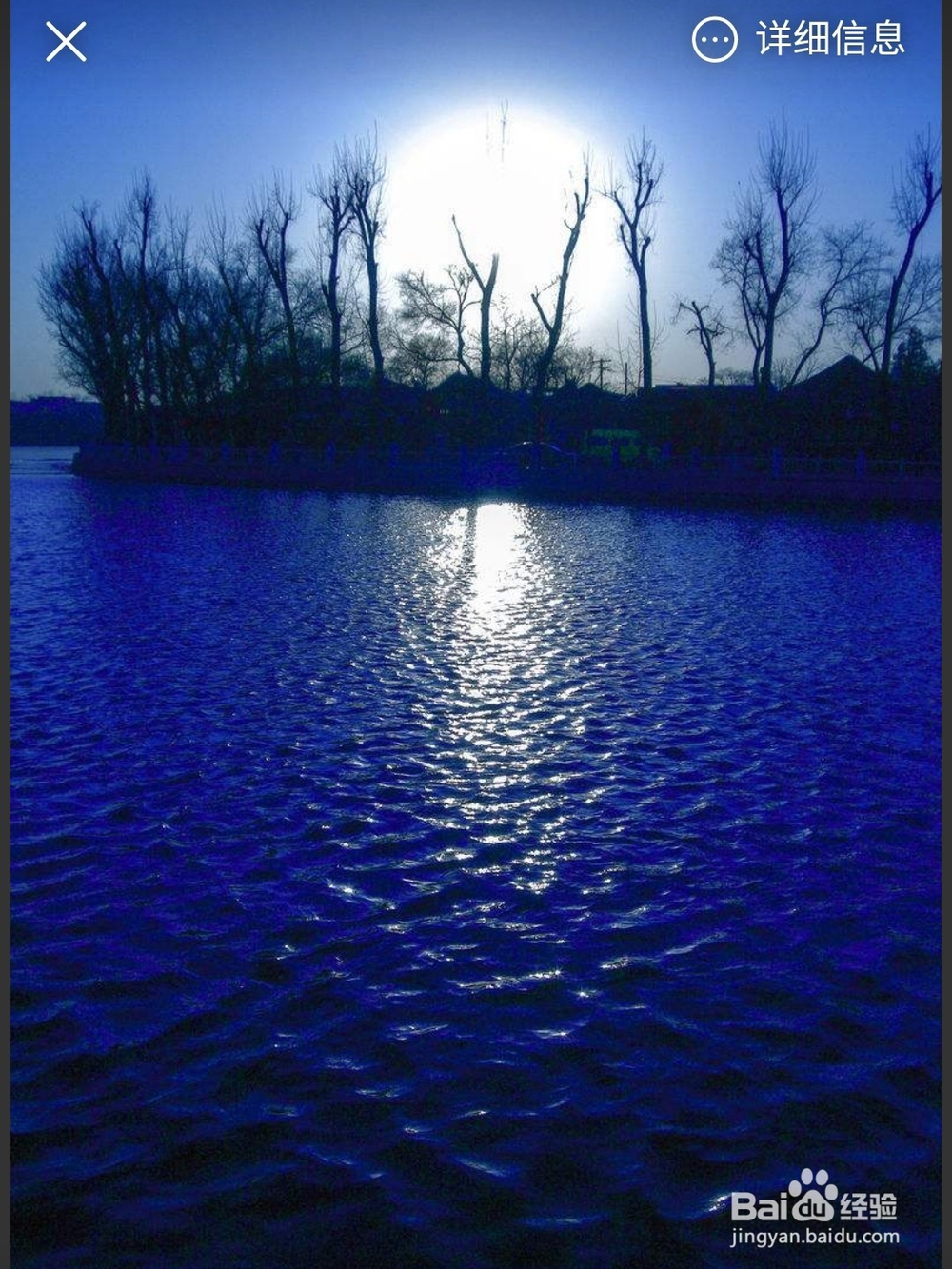 怎样把湖水拍成蓝色调?