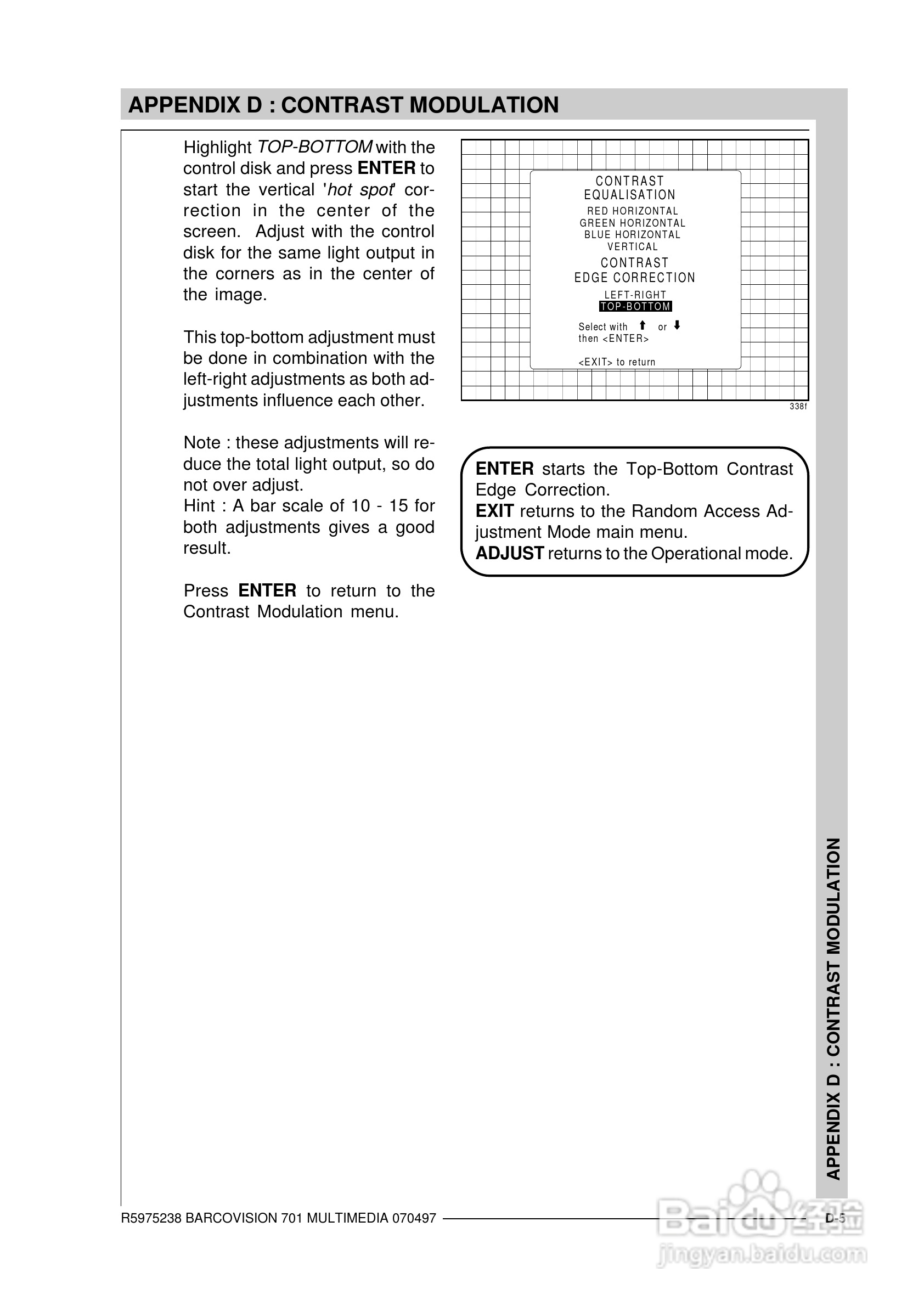 Barco巴可 VISION 701投影机说明书:[16]