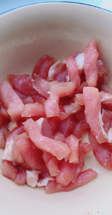 蒜苔溜肉段分享!