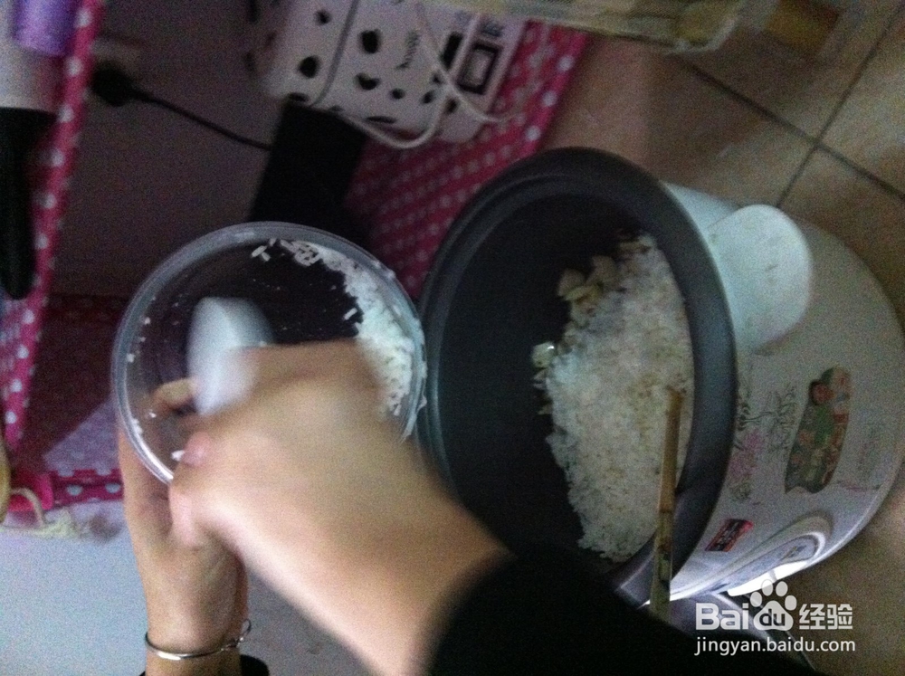 用电饭煲做炒饭