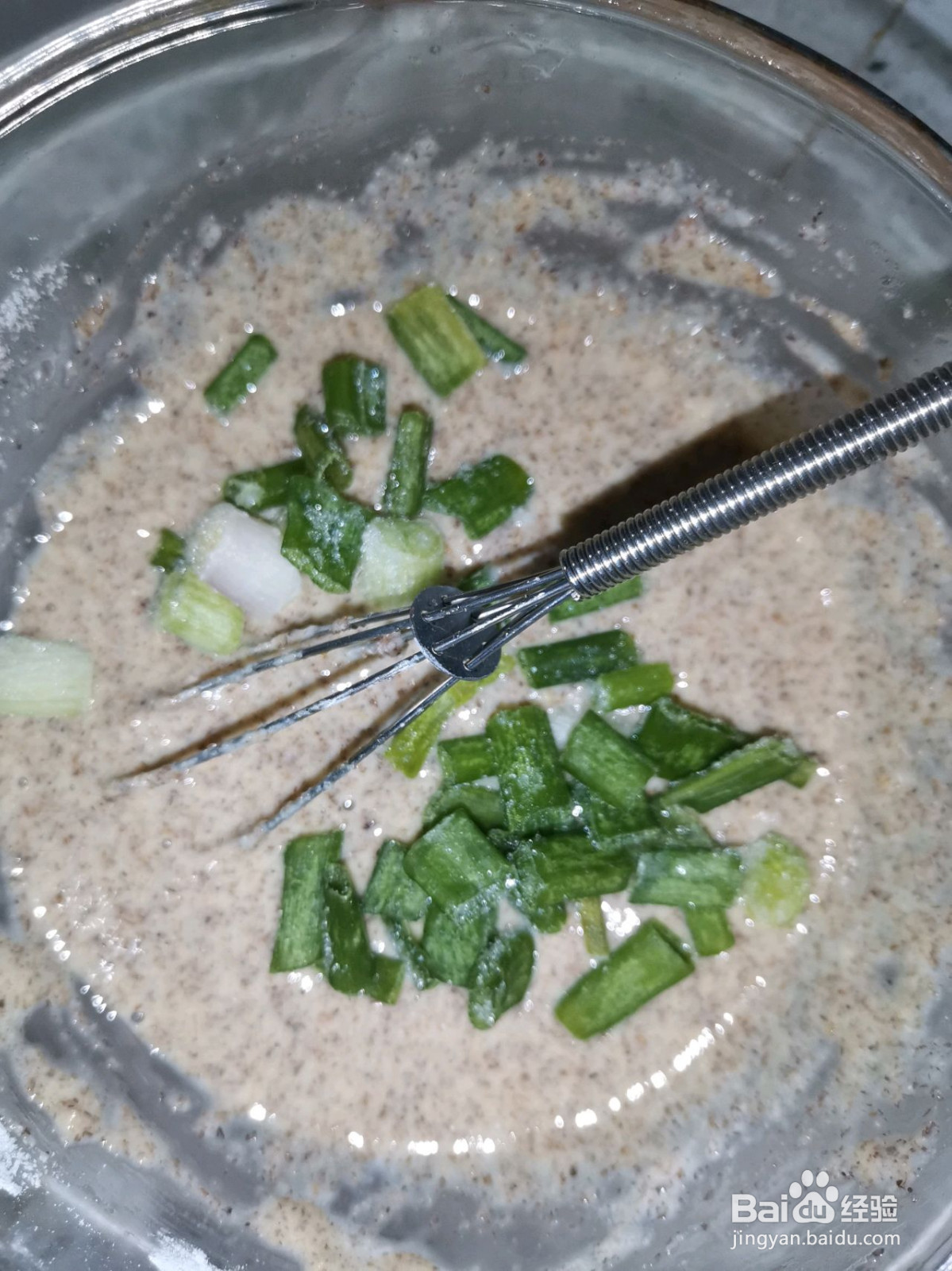 全麦香葱肉松面包的做法