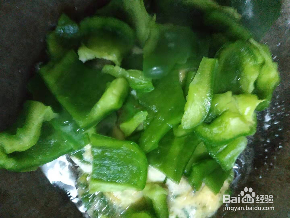 快手菜——青椒番茄炒鸡蛋