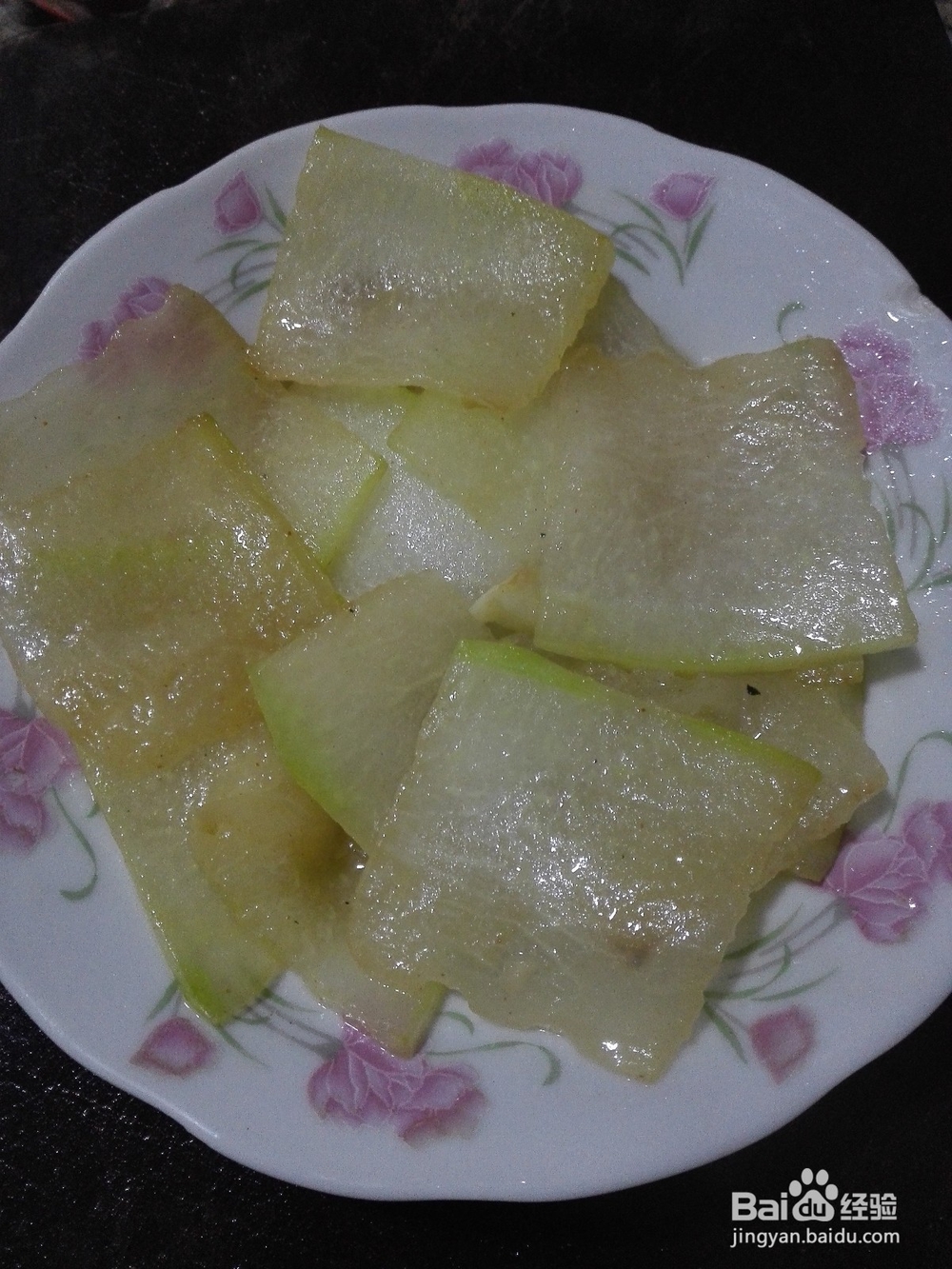 素炒冬瓜片的做法