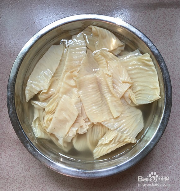 凉拌油豆皮的做法