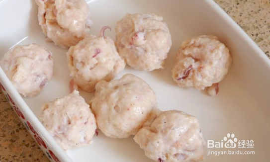 花枝鲜虾鸡肉丸怎么做