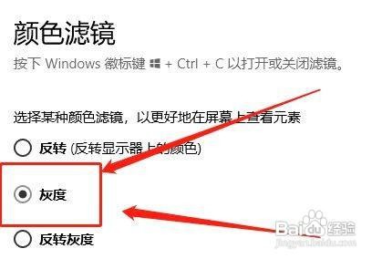 win10如何设置灰度滤镜