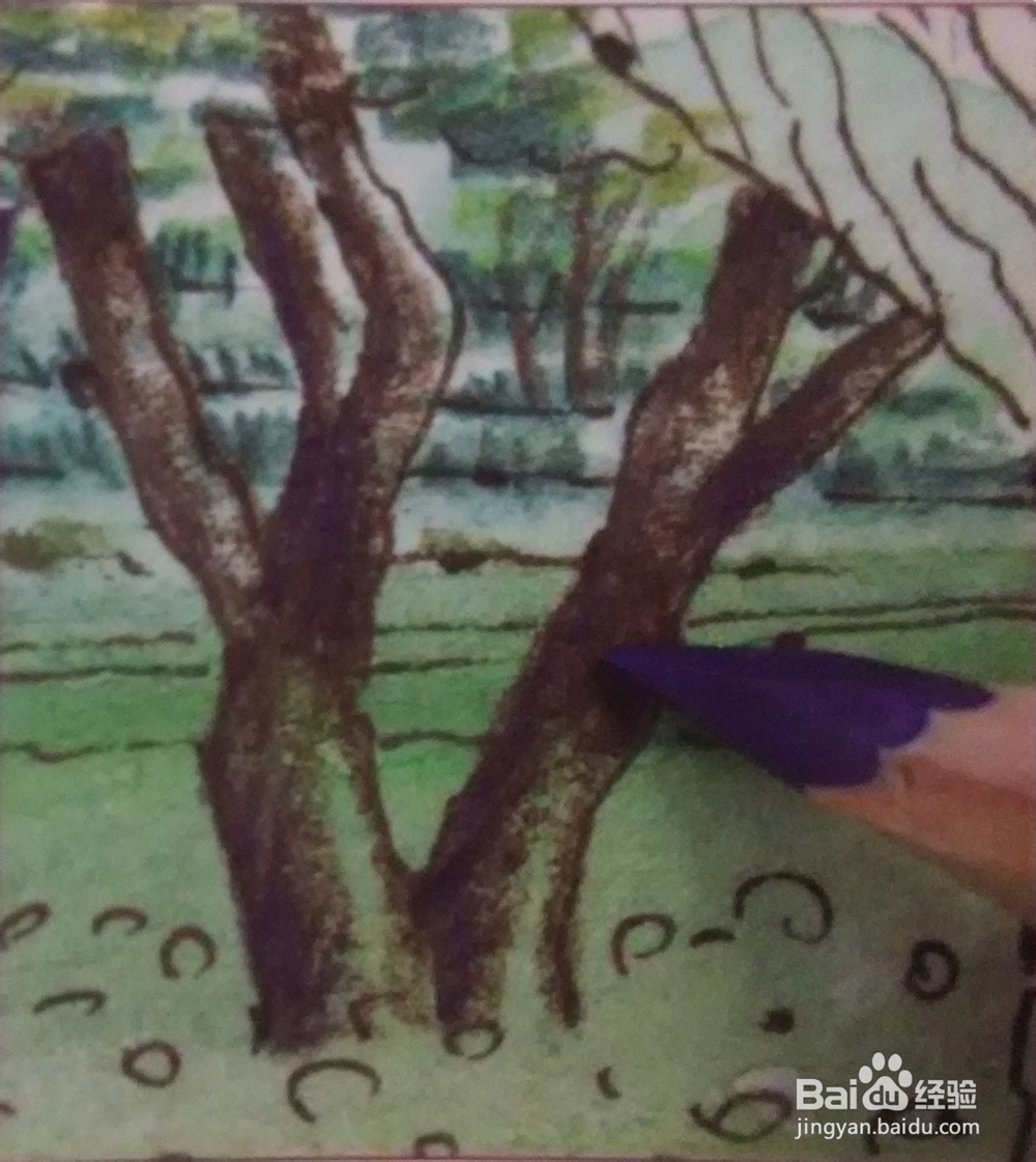 花草树木风景的画法