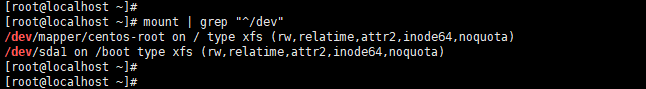 Linux查看磁盘分区格式或者文件系统