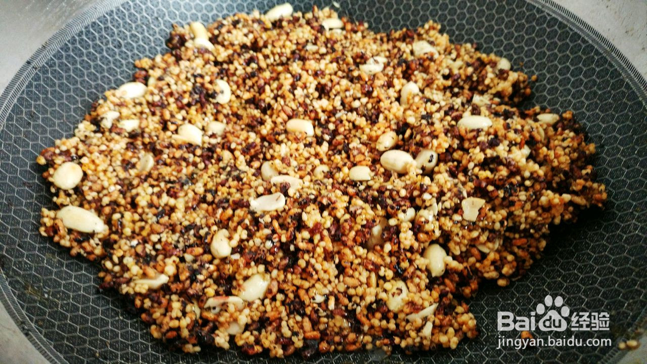 油紫油黄花生糖的做法