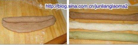 儿子的早餐——三色土司