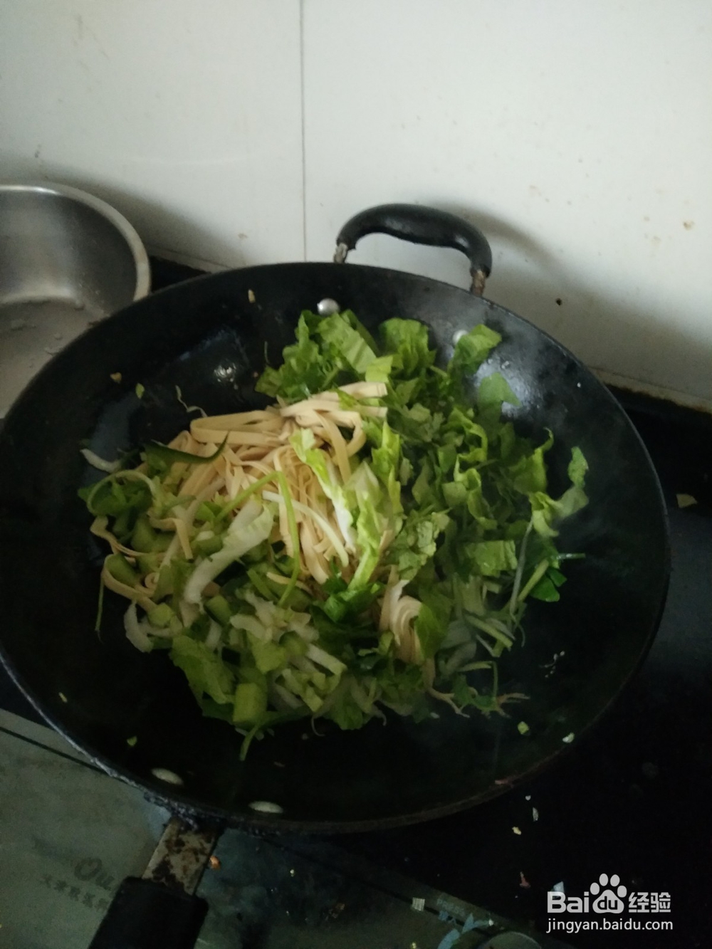 小米燕麦白菜千张炒饭