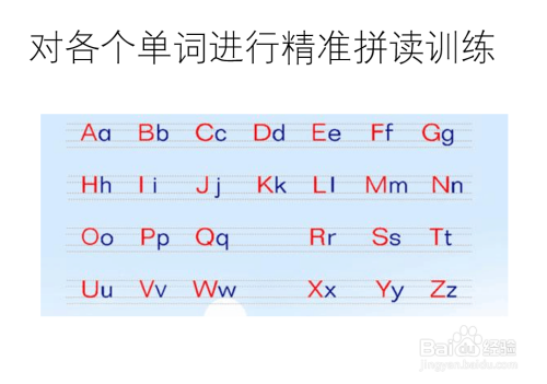 如何教孩子掌握26英文字母