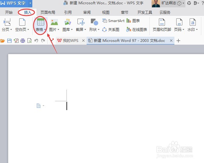 wps word如何画表格