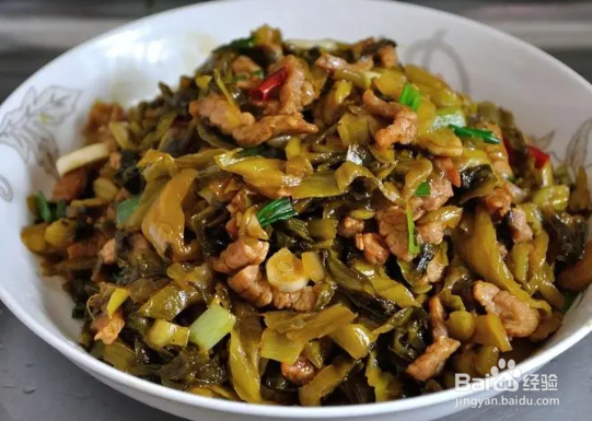 如何做酸菜炒肉丝