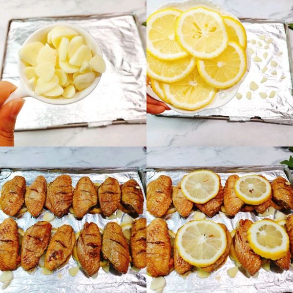 黑椒柠香烤鸡翅