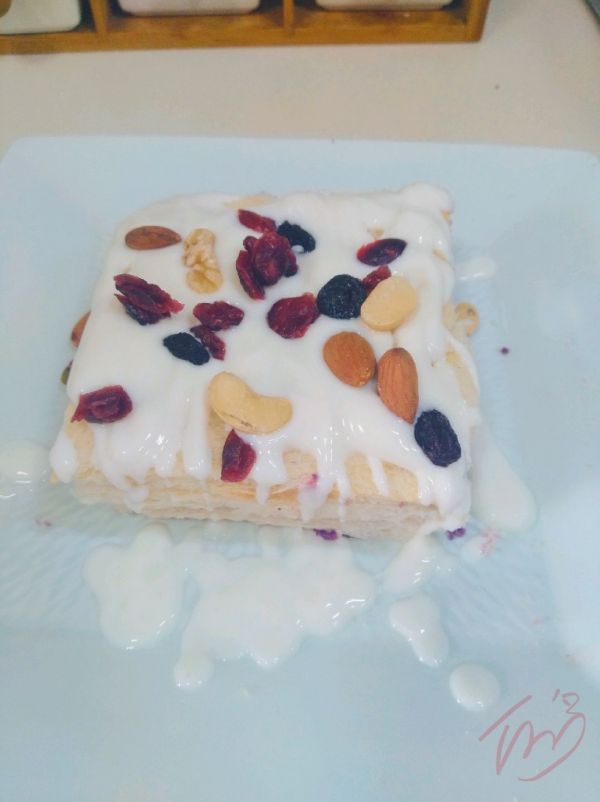 吐司新吃法紫薯三明治