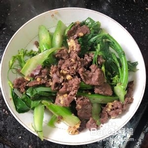 如何做出好吃的芥蓝炒牛肉