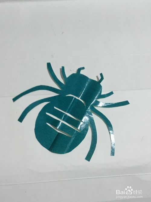 一只可爱的小蜘蛛 怎样用彩纸裁剪