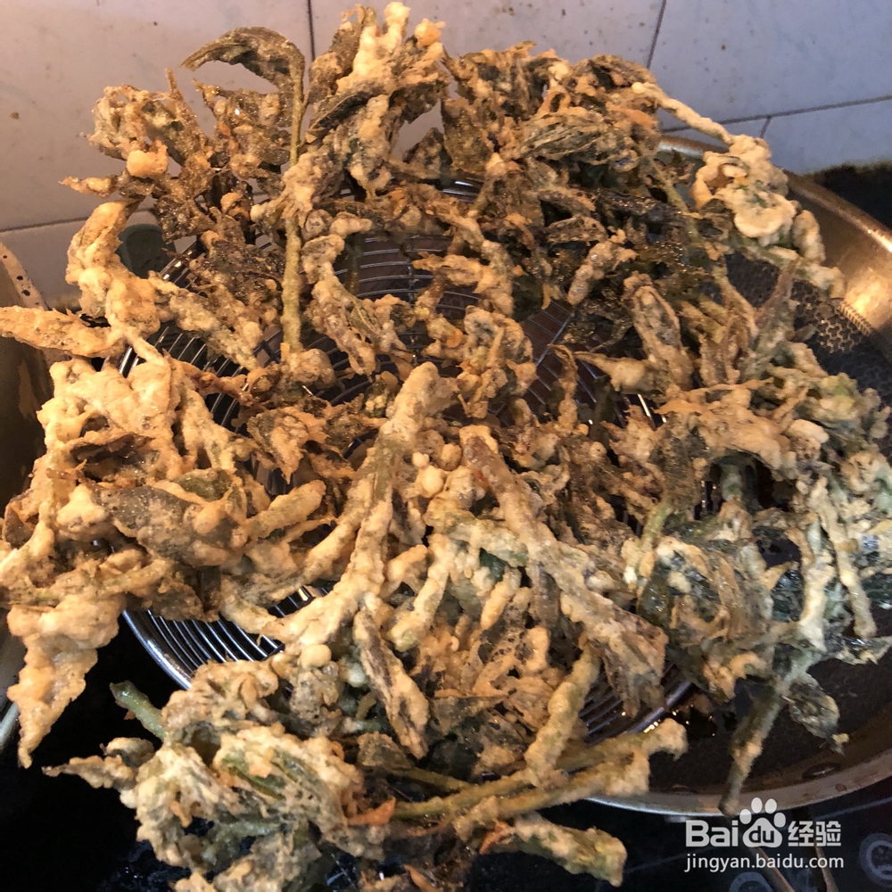吃光光的炸香椿