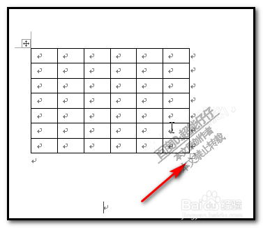 如何调整word表格的高度和宽度?