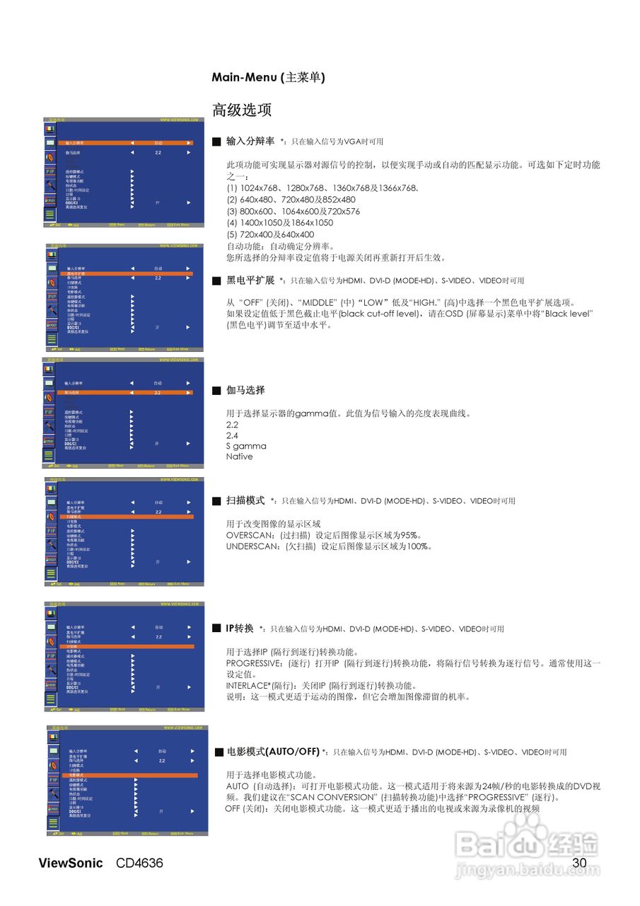 ViewSonic优派CD4636显示器说明书:[4]