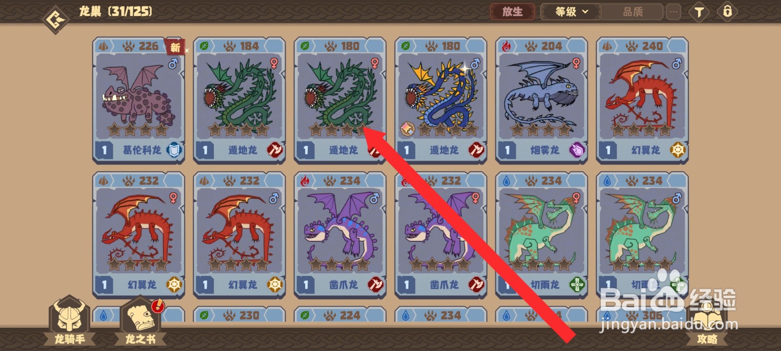 驯龙高手旅程如何升级遁地龙的技能