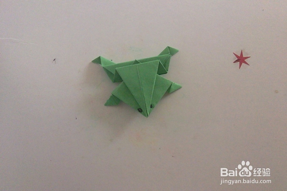 小青蛙折纸教程