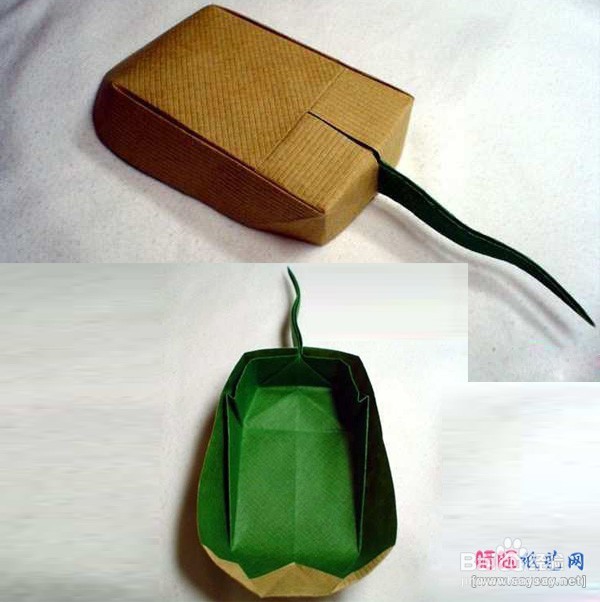 两款鼠标的折法